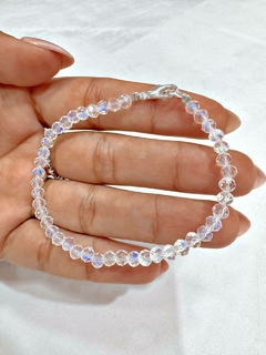 PULSERA ACRILIC TRANSPARENTE - AB - Hosanna Joyas