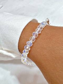 PULSERA ACRILIC TRANSPARENTE - AB - comprar online
