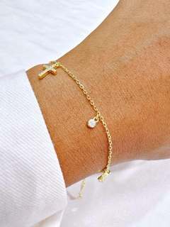 Imagen de PULSERA CRUCES - PL GOLD