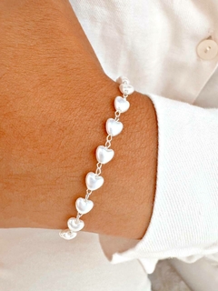 PULSERA MANY HEART PERLS- AB