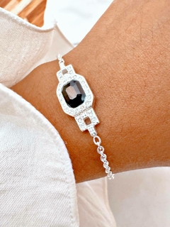 PULSERA AJUSTABLE AMPARO BLACK - AB - comprar online