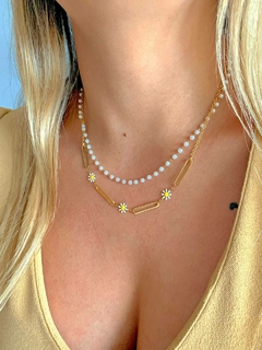 CONJUNTO DAISY PERLITAS - AD - Hosanna Joyas