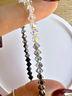 PULSERA SWAROSVKI BLACK DEGRADE LARGE - PL en internet