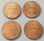 Lote 4 Moedas 1 Cent USA