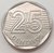 Moeda 25 Centavos Real 1994