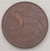 Moeda 5 centavos real 2007