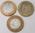 Lote 3 Moedas 1 real Diversas : BC 40 anos, BC 50 anos e 1 real 1998 ( alpaca )
