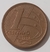 Moeda 1 Centavo Real 1999