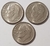 Lote USA 3 Moedas 1 Dime