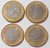 Lote 4 Moedas Olímpicas 1 real Diversas