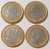 Lote 4 Moedas Olímpicas 1 real Diversas - comprar online