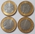 Lote 4 moedas 1 Real Olímpicas Diversas