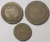 Lote 3 Moedas 100, 300 e 400 réis Getúlio Vargas