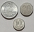 3 Moedas Cruzeiro Alumínio - Datas Diversas