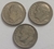 3 Moedas 1 Dime USA Diversas
