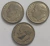 3 Moedas 1 Dime USA Diversas