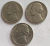 Lote 3 Moedas 5 cents USA