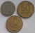 3 Moedas Estrangeiras Diversas