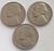 Lote 3 Moedas USA 5 cents