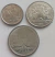 3 Moedas Brasileiras Diversas