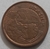 1 centavo real 1999 Reverso Horizontal á Direita