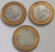 Lote 3 Moedas 1 real olímpicas diversas