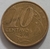 Moeda 10 Centavos Real 2000