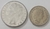 Lote 2 moedas estrangeiras diversas - comprar online