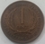 Estados do Caribe Oriental 1 cêntimo, 1955 - bronze