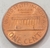 Estados Unidos da América 1 cêntimo, 1990 - 1 Cêntimo Lincoln - Cunhagem "D" - Denver