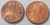 Lote 2 moedas USA 1 cent diversas - comprar online