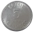 Moeda 5 cruzados 1986