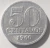 Moeda 50 centavos 1960 alumínio