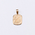 Pingente Medalha Inicial Vintage - F & A
