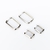 Argola Tubo Quadrada 2 Tamanhos - buy online