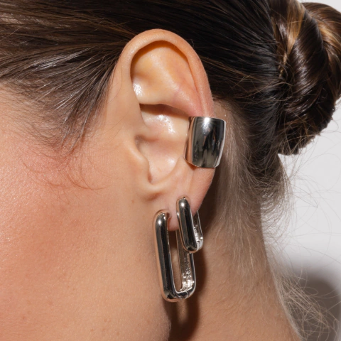 Argola Tubo Quadrada 2 Tamanhos - buy online