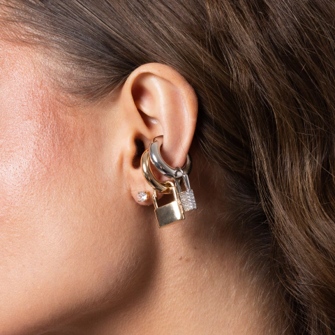 Brinco Ponto de Luz Zircônia Lamp - comprar online