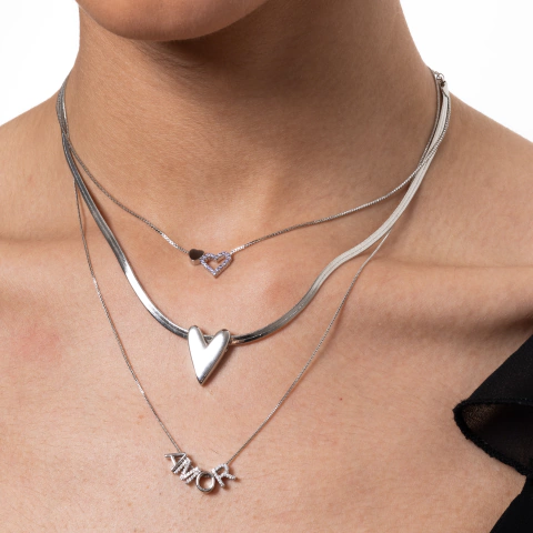 Colar Double Heart - buy online