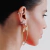 Argola Alfinete Maxi Pin - F & A