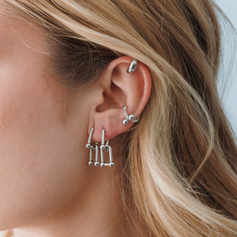 Brinco Argola Liso Esfera Jodye - comprar online