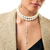 Choker Dupla Pérolas Wish - comprar online