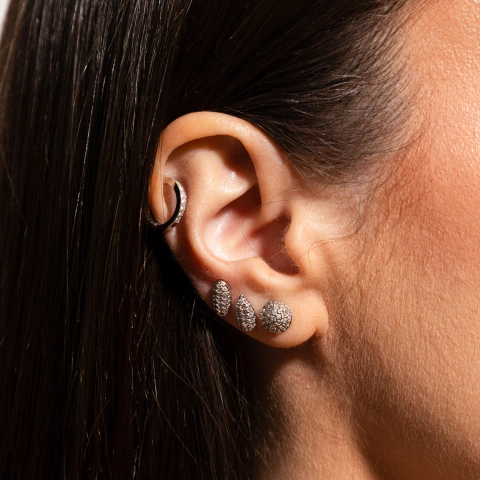 Brinco Redondo Cravejado Twinkle - comprar online