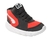 400 bota deportiva - Negro con Rojo
