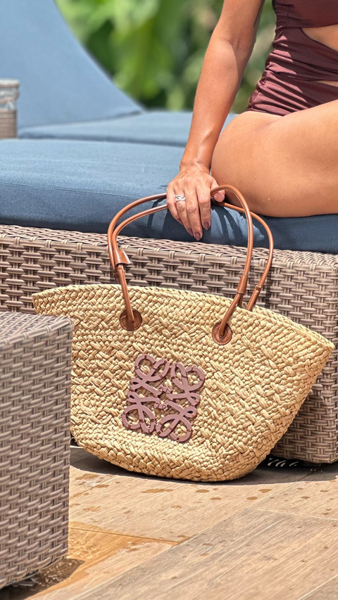 Bolsa grande chic palha - comprar online