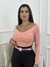 Blusa canelada manga longa - loja online