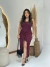 Vestido canelado amarração - loja online