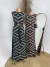 Vestido tricot boho losangolo na internet
