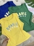 Cropped canelado regata copa - comprar online