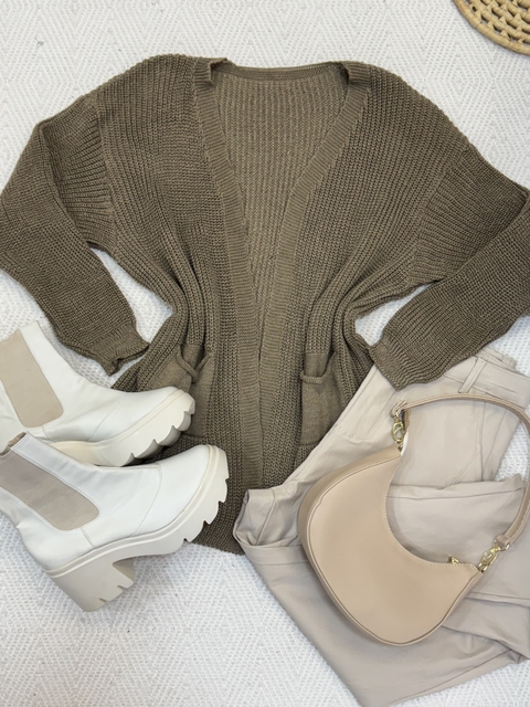 Cardigan em tricot bolso Julia - comprar online