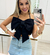 Cropped laço Ju - comprar online